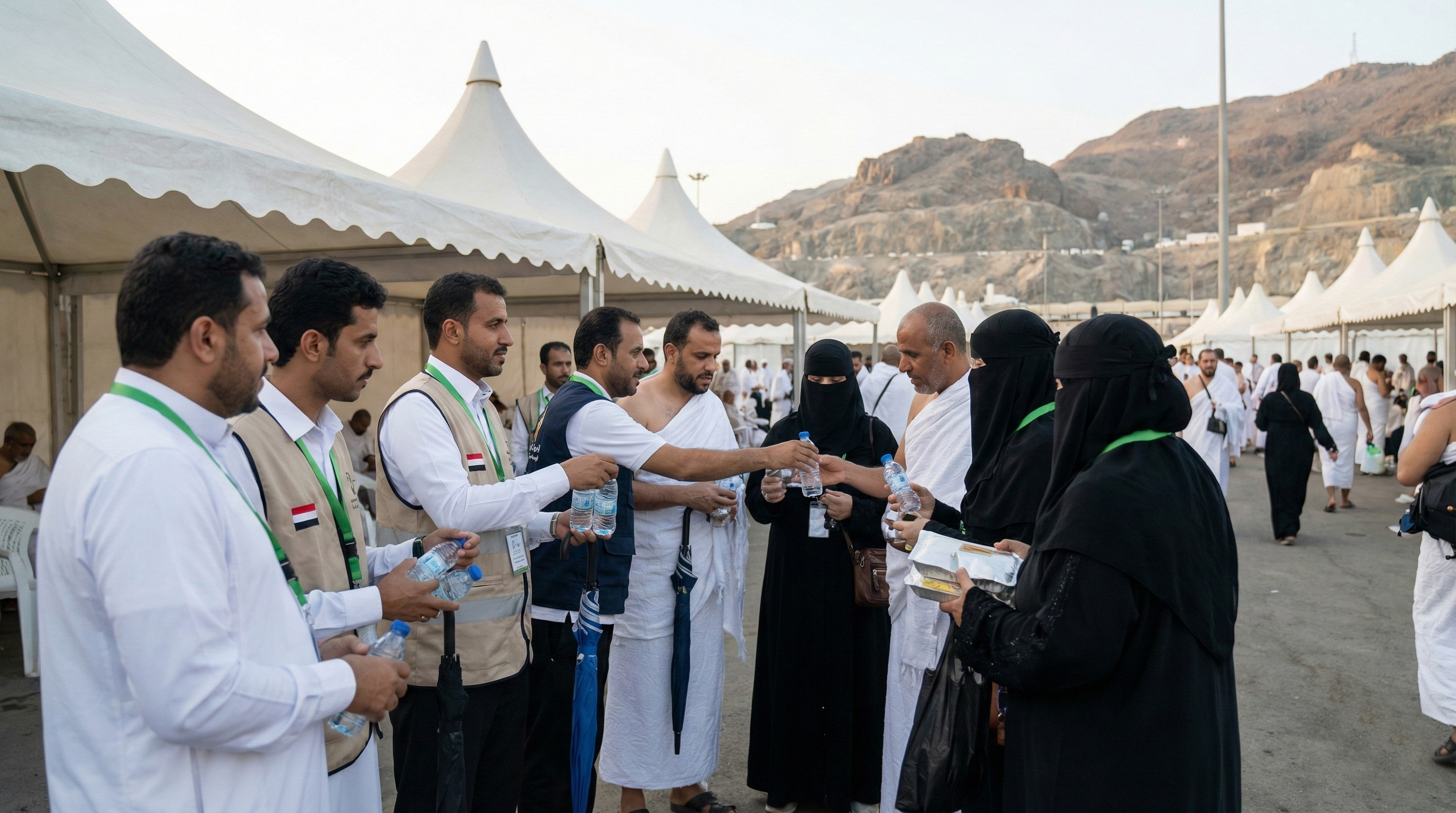 خدمات واهتمام بالحجاج